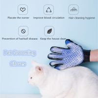 EW Silicone Pet Gloves Cat Dog Hair Remover Comb Hair Removal Brush Cat Supplies True Rubber Hair Sticking Device Pet Grooming