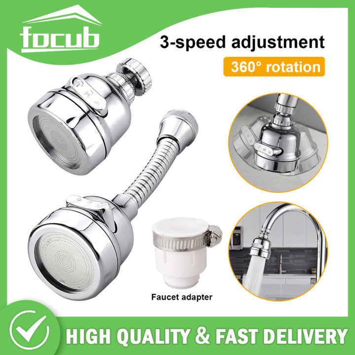Faucet spray rotates 360 °，360° Degree Rotate Swivel Faucet Nozzle