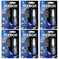 MXBON กาวร้อน เนื้อเจล (หลอดสีน้ำเงิน) (6 หลอด)