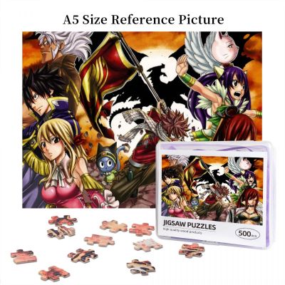 Fairy Tail (2) Wooden Jigsaw Puzzle 500 Pieces Educational Toy Painting Art Decor Decompression toys 500pcs