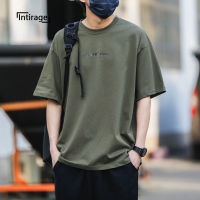 Intirage เสื้อยืดผู้ชาย,เสื้อครึ่งแขนเสื้อลำลองคอกลมผ้าฝ้ายสำหรับฤดูร้อน [S-4XL]