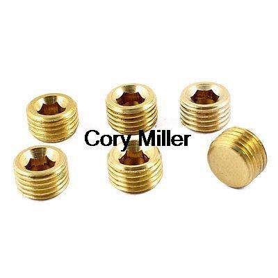 air-pipe-fittings-1-4-pt-male-thread-hex-socket-brass-plugs-caps-pipe-fittings-accessories