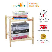 Kệ tab gỗ đầu giường 2 tầng Behomes bản nâng cấp