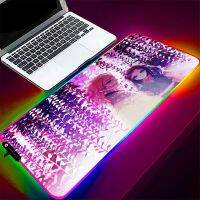 [COD]RGB อะนิเมะ Kimetsu ไม่มี Yaiba Pad Mouse HD พิมพ์ Puter Gamer ล็อคขอบ Mousepad XRGB คีย์บอร์ด PC Mice Mats Pad สำหรับ Csgo