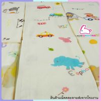 (8226) ผ้าเช็ดตัวสาลูญี่ปุ่น รังผึ้ง 8 ชั้น cotton 100% Size 24x48 นิ้ว แพ็ค 6 ผืน [คละ 3 ลาย]