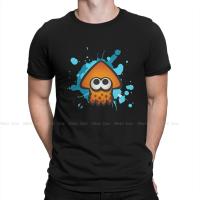 Splatoon Inklings Switch Salmon Run Game Newest Tshirt For Men Squid On Ink Round Collar Pure Cotton T Shirt