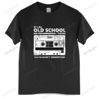 [COD]เสื้อยืด ผ้าฝ้าย พิมพ์ลายเทปคาสเซ็ต หูฟัง Mixtape Old School Dj Deejay แฟชั่นฤดูร้อน สําหรับผู้ชายS-5XL  HYIG