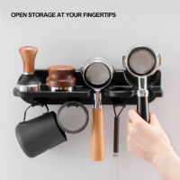 Coffee Wall Rack Self-adhesive Espresso Coffee Filter Holder 51MM/54MM/58MM Wall Mounted Rack Coffee Tools