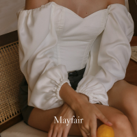 After London | Mayfair Corset เสื้อคอร์เซ็ทเอวสับ มีแขนผ้าทิ้งตัว