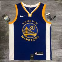 ยอดนิยม เสื้อกีฬาบาสเก็ตบอล ลายทีม NBA Golden State Warriors 30 Stephenϟcurry 2020-21 ชุดเหวี่ยง สไตล์เรโทร สีฟ้า สําหรับผู้ชาย