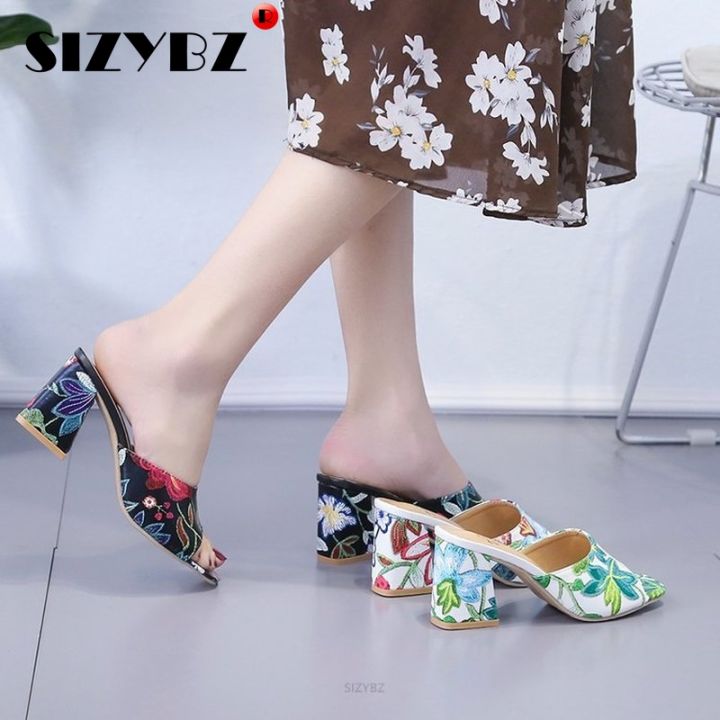 cc-printed-sandals-new-slippers-thick-heeled-high-heeled-all-match-half-slippers-toe