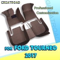 RHD Car Floor Mats For Ford  Tourneo  2017 Custom Auto Foot Pads Automobile Carpet Cover Interior  Accessories