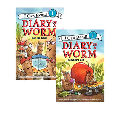 Original English edition of diary of a worm 2 volumes for sale Doreen Cronin diversified thinking picture book I can read childrens Enlightenment graded reading book