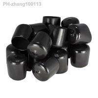 100PCS Black Red Vinyl Rubber Round End Cap PVC Plastic Cable Wire Waterproof Cover Thread Steel Pole Tube Pipe Caps Protectors