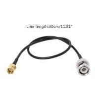 ❤【 Good Medias】 BNC ชายกับ SMA ปลั๊กตัวผู้ RG174สายเคเบิลเชื่อมต่อ RF Coaxial อะแดปเตอร์ประกอบ