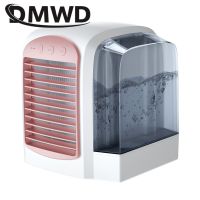 Mini Desktop Conditioner Cooling Fan USB Water-cooled Air Conditioning Cooler Portable Mist Wind Blower Humidifier Ventilator