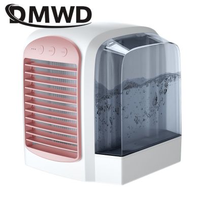 Mini Desktop Conditioner Cooling Fan USB Water-cooled Air Conditioning Cooler Portable Mist Wind Blower Humidifier Ventilator