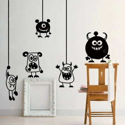 [COD] Cartoon Abstract Animals Wall Sticker Kids Room Decration self adhesive Murals Decal Posters LC1802
