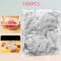 Disposable Food Cover Reusable Elastic Plastic Wrap Shoe Cover Shower Headgear Bowls Caps Kitchen Food Fresh Saver Bag Dust