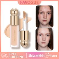 Favogue 5สีคอนซีลเลอร์แบบน้ำ Matte ธรรมชาติ Waterpoof คงทนสิวรอยคล้ำที่คลุมใสใบหน้าแต่งหน้า