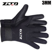 ZCCO 3MM Neoprene ว่ายน้ําดําน้ํา S-2XL ให้ความอบอุ่นประมง ดําน้ําลอยถุงมือฤดูหนาวถุงมือดําน้ําลึกดําน้ําตื้นพายเรือ