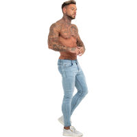 2021GINGTTO Man Pants Skinny Jeans Men Denim Trousers Hip Hop Style Plus Size Jean Male Clothing Summer Slim Fit ICON Legend London