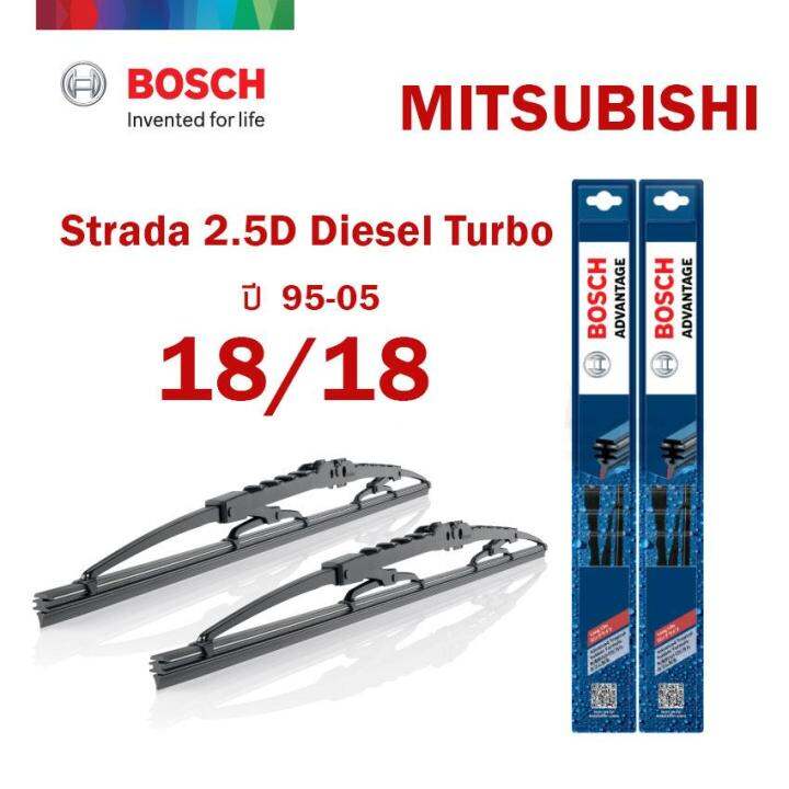 ใหม่ล่าสุด-2019-โปรโมรชั่นลดรับหน้าฝน-bosch-ใบปัดน้ำฝน-รุ่น-advantage-สำหรับรถยนต์มิตซูบิชิ-mitsubishi-triton-mirage-pajero-attrage-l200-strada-lancer-ทนทาน-คุณภาพสูง-ปัดสะอาด-มองเห็นได้ดียิ่งขึ้น-14-