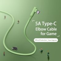 Elbow Cable for Game 5A Fast Charging Usb Type C Cable for Xiaomi Redmi Huawei Mobile Phone Accessories Charger USB C Cable Docks hargers Docks Charge