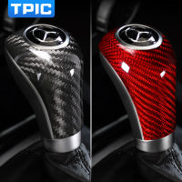 TPIC คาร์บอนไฟเบอร์เกียร์ Shift Knob สำหรับ W204 W212 W205 W169 W219 CLS C E A G Class อุปกรณ์ตกแต่งภายใน