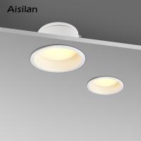 Aisilan Led Downlight Matte soft Anti-glare Recessed Downlight Aluminium Ceilling Spot Light narrow side waterproof spot light  by Hs2023