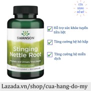 Viên uống Swanson Stinging Nettle Root 500mg 100 viên cây tầm ma hỗ trợ