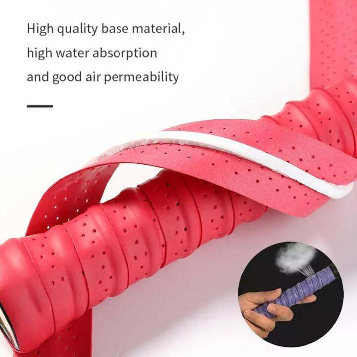 popular-tennis-badminton-racket-sweat-absorbing-belt-padel-accessories-breathable-anti-slip-sports-grip-overgrip-accessory