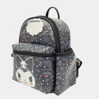 HOT★New Kuromi Fashion Cartoon Casual Backpack Women Cute School Bags For Girls Travel Large Capacity Korean Street Style PU Bags