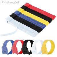 100PCS Releasable Cable Ties Colored Plastics Reusable Cable ties Nylon Loop Wrap Zip Bundle Ties T-type Cable Tie Wire