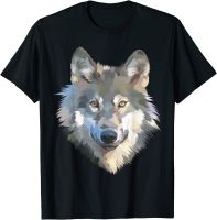 Realistic White Wolf Realistic Animal Print with Colors T Shirt Cotton Mens T Shirts Four Seasons Tees Graphic T Shirts| |   - AliExpress