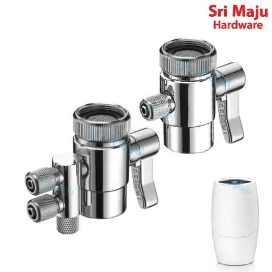 ✚☂❐ MAJU Quality Water Filter Kitchen Faucet Diverter Spliter Amway Cuckoo 3M Diamond espring Splitter Kepala Air Sink Dapur