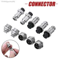 ✳■ 10pcs/set Aviation Panel Connector Metal Female Socket Male Plug GX16 4 Pin