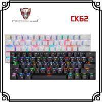 MOTOSPEED CK62 CK61ภาษารัสเซียแบ็คไลท์ RGB คีย์บอร์ดแบบกลไกภาษาอังกฤษคีย์บอร์ดเล่นเกมต่อต้านผีสำหรับเกมคอมพิวเตอร์ Teclado