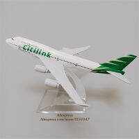 16เซนติเมตรโลหะผสมอากาศ Citilink B747สายการบินเครื่องบินรุ่น Citilink โบอิ้ง747สายการบิน D Iecast เครื่องบินรุ่นเครื่องบิน W ยืน #007