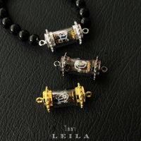 Leila Amulets ร้อยชู้ ดอกครู ด้ายดำ (พร้อมกำไลหินฟรีตามรูป)