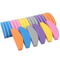 100180 Grit Nail Files Washable Double-Side Emery Board Nail Buffering Files Salon Manicure Tools Supplier