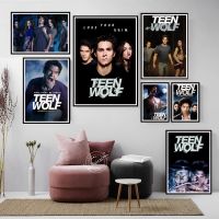 ภาพที่ชัดเจน Teen Wolf Movie Poster Wall Art-เหมาะสำหรับห้องนั่งเล่นห้องนอนและของตกแต่งบ้าน-ของขวัญที่ดีสำหรับแฟนๆ Liyanhong2