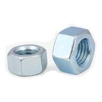 Hex Nuts DIN 934 baja tarik tinggi lapis seng M2.5 M3 M4 M5 M6 M7 M8 M10 M12 M14 M16