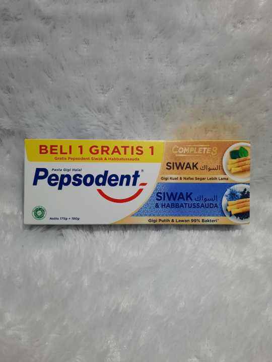 Pepsodent Complete 8 Siwak 175 Gram Free Pepsodent Siwak Habbatussauda