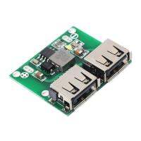 บอร์ดแปลงไฟดีซี  DC-DC input 6-23V, output 5V 3A 2-USB Step-down Power Supply Module (Buck Converter Board) เหมาะสำหรับทำที่ชาร์จโทรศัพท์ในรถ