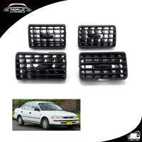 ช่องแอร์ Set สี black Corolla Ae100 Toyota 4 ประตู ปี1991 - 1995 ขนาด 8x5x2 มีบริการเก็บเงินปลายทาง