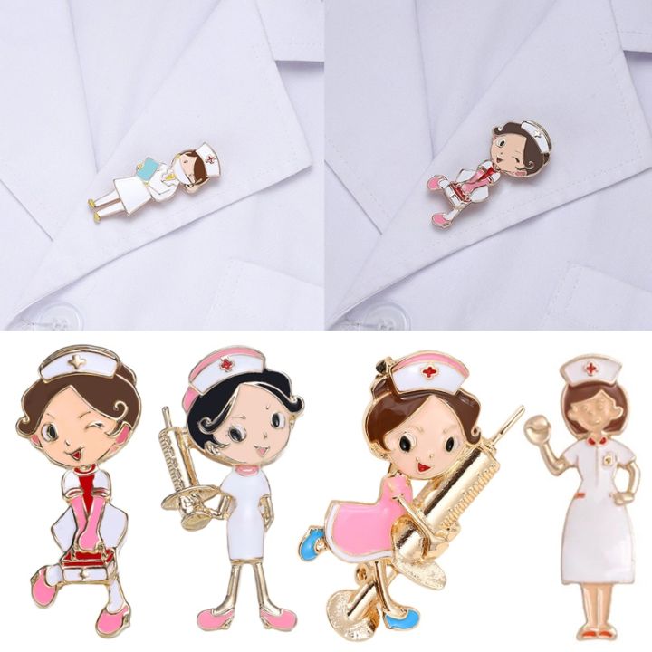 lovely-nurse-doctor-brooches-cute-enamel-pins-hospital-medical-badge-lapel-pins-jewelry-metal-gift-accessories-for-doctor-nurse