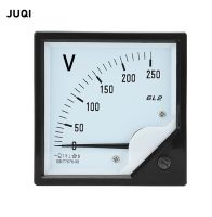 6L2-V AC voltmeter 50V 100V 150V 250V 300V 450V 500V 10KV/100V Range Analog Pointer type AC voltmeter Gauge Panel 80x80mm Electrical Trade Tools  Test