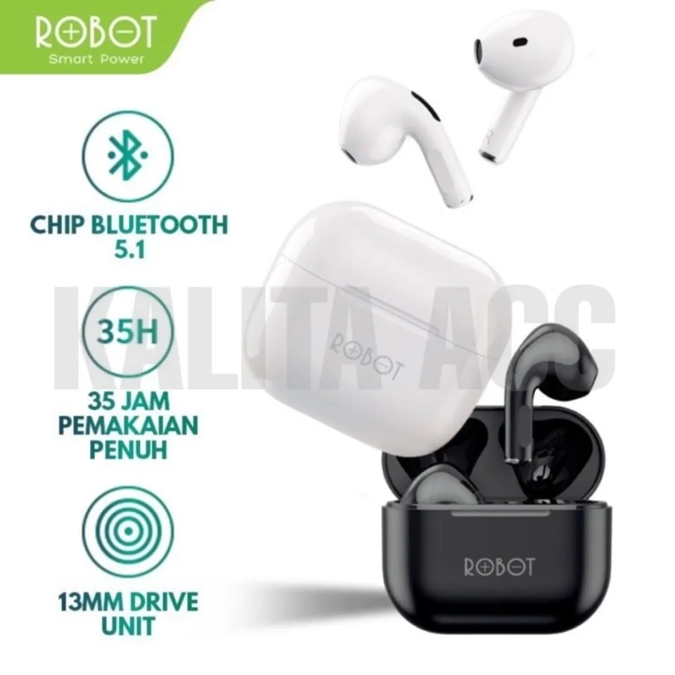 Robot Airbuds T50 Wireless Bluetooth Earphone TWS Earphone New T10