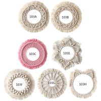 1PC macrame Tapestry แขวนผนังกระจกตกแต่งโบฮีเมีย Creative Home Art ตกแต่งผนัง Boho Decor home.